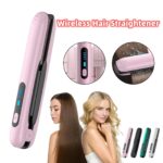 Lisseur sans fil Mini 2 en 1 avec rouleau USB 5000mAh Max 200 degrés, boucleur portable sans fil, 4 niveaux – Image 2