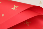 Papiers d’Emballage Luxe Monogram Effet Doré – Qualité Premium – Image 2
