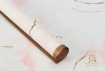 Papier Cadeau Marbre Luxe Belle Fleure – Emballage Chic & Raffiné – Image 4
