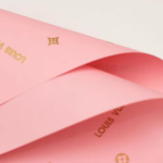 Papiers d’Emballage Luxe Monogram Effet Doré – Qualité Premium