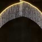 Location Arche Lumineuse LED Élégance Perles – Décor Prestigieux pour Mariage & Événement