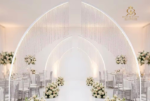 Location Arche Lumineuse LED Élégance Perles – Décor Prestigieux pour Mariage & Événement – Image 4