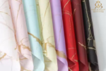 Papier Cadeau Marbré Belle Fleure – Chic, Moderne & Lumineux