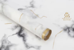 Papier Cadeau Marbre Luxe Belle Fleure – Emballage Chic & Raffiné – Image 7