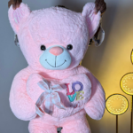 Grande Peluche Ourson Géant avec Cœur LOVE – Cadeau Romantique et Tendre